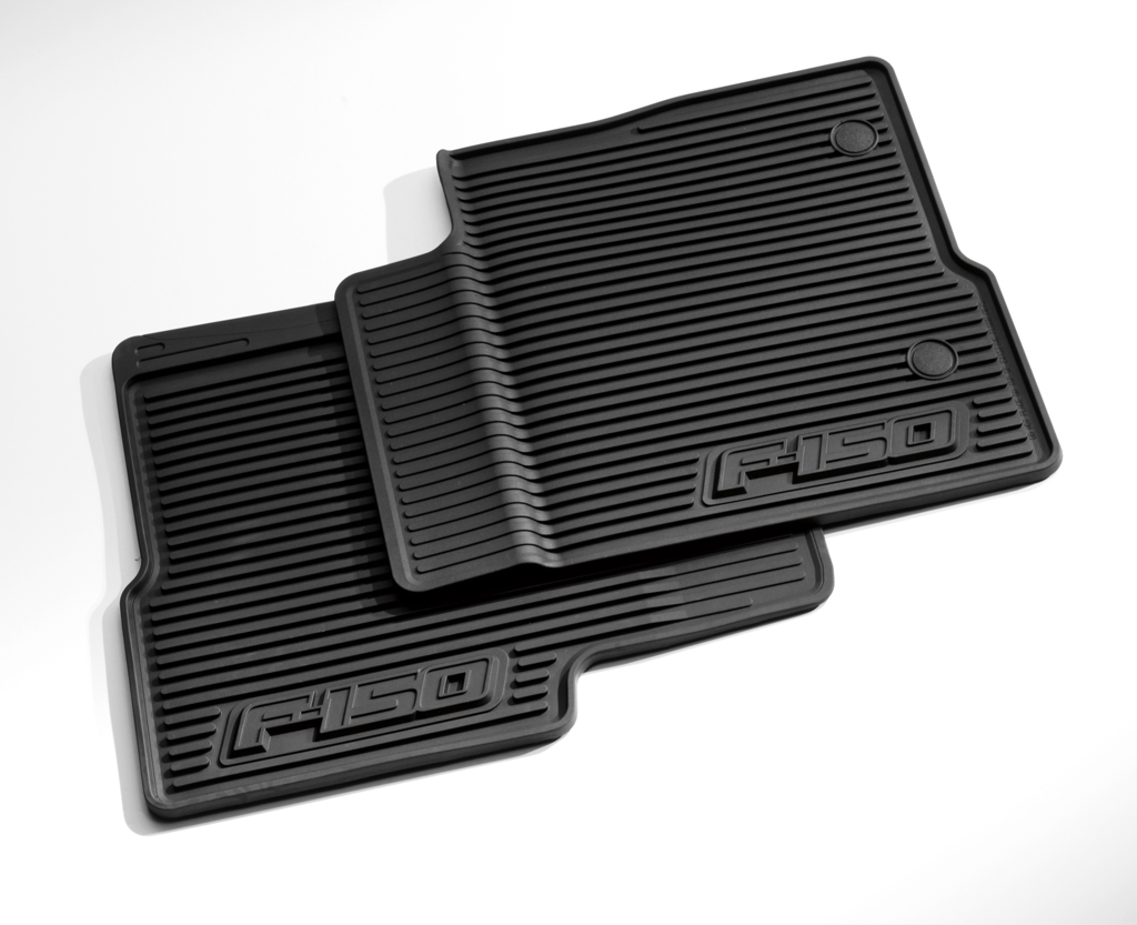 F-150 2010-2014 2pc Front All Weather Rubber Floor Mats