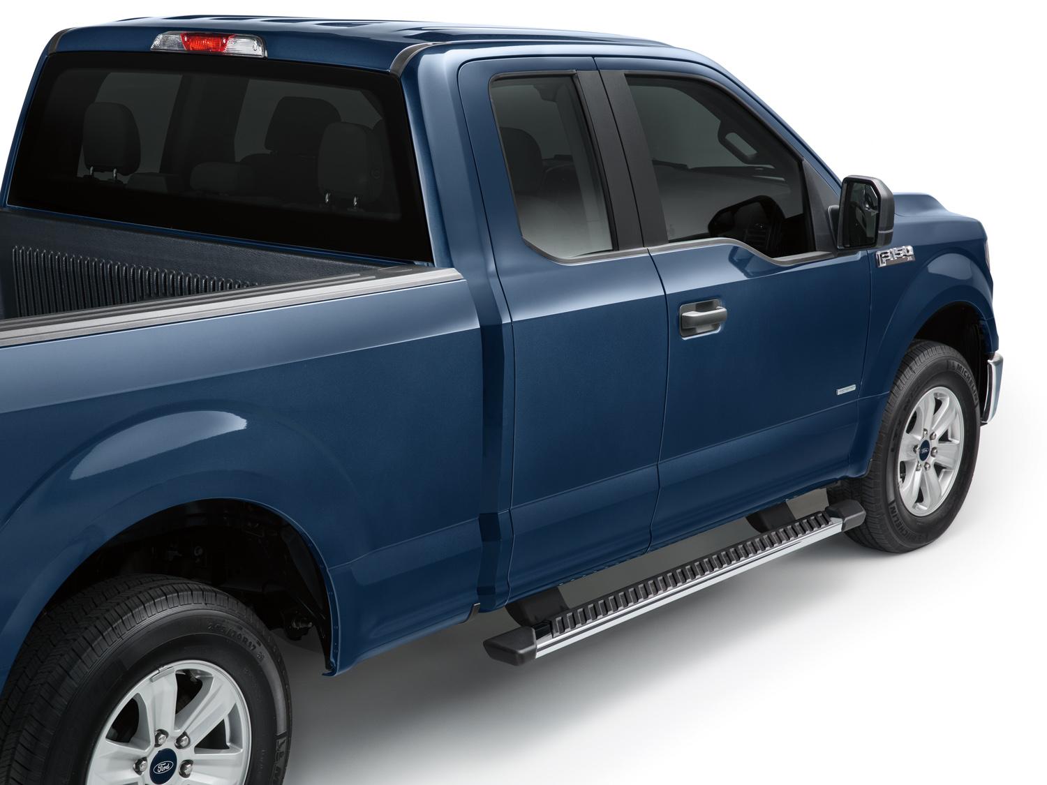 F-150 SuperCab 2015-2024 Chromed Aluminum 5" Step Bars