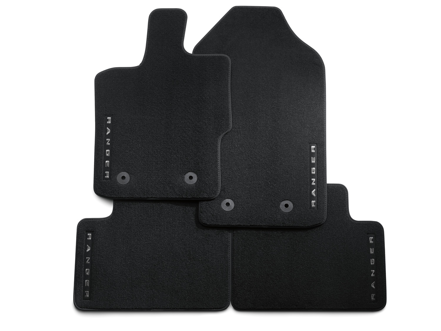 Image for Floor Mats - Carpeted, Black, 4-Piece Set, For Super Cab, With Logo from AccessoriesCanada