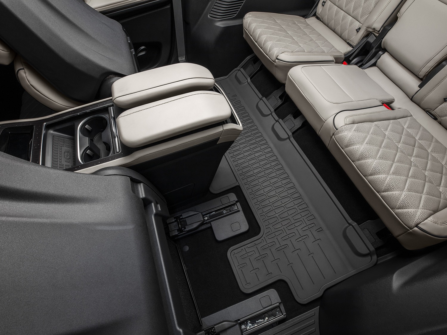 Image for Floor Liner All-Weather for 3rd Row with 2nd Row Bench Seat & Captain's Chairs without Console for Navigator L from AccessoriesCanada