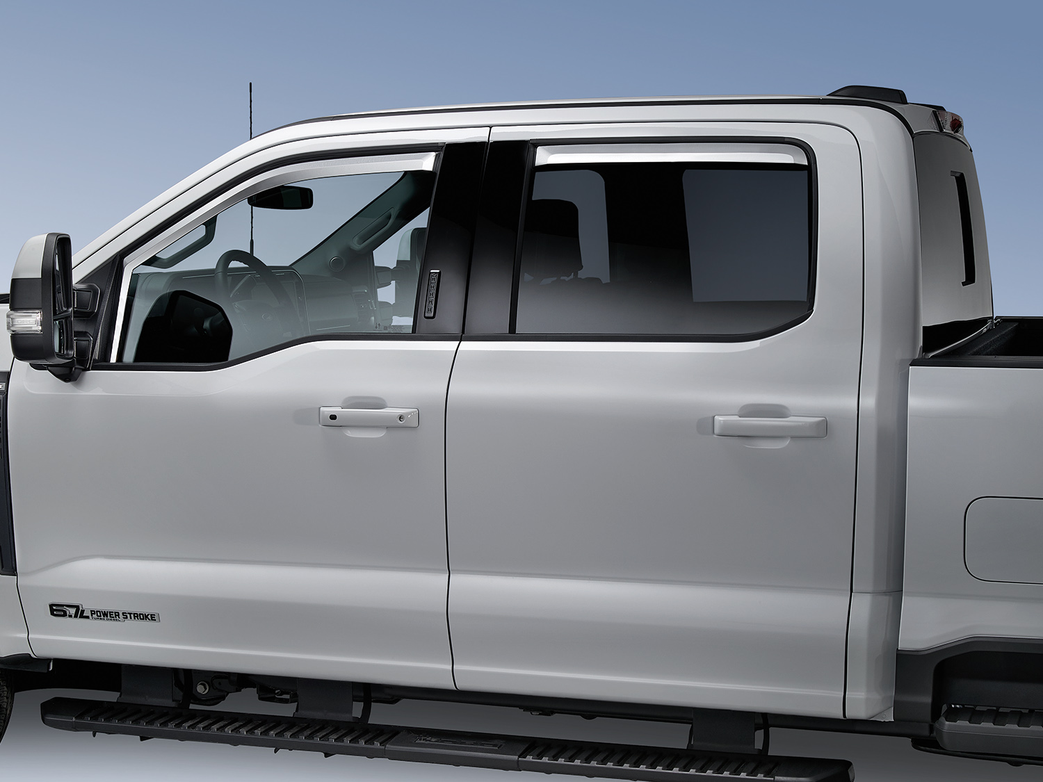 F-150 2015-2020 Regular Cab Smoke Side Window Air Deflectors