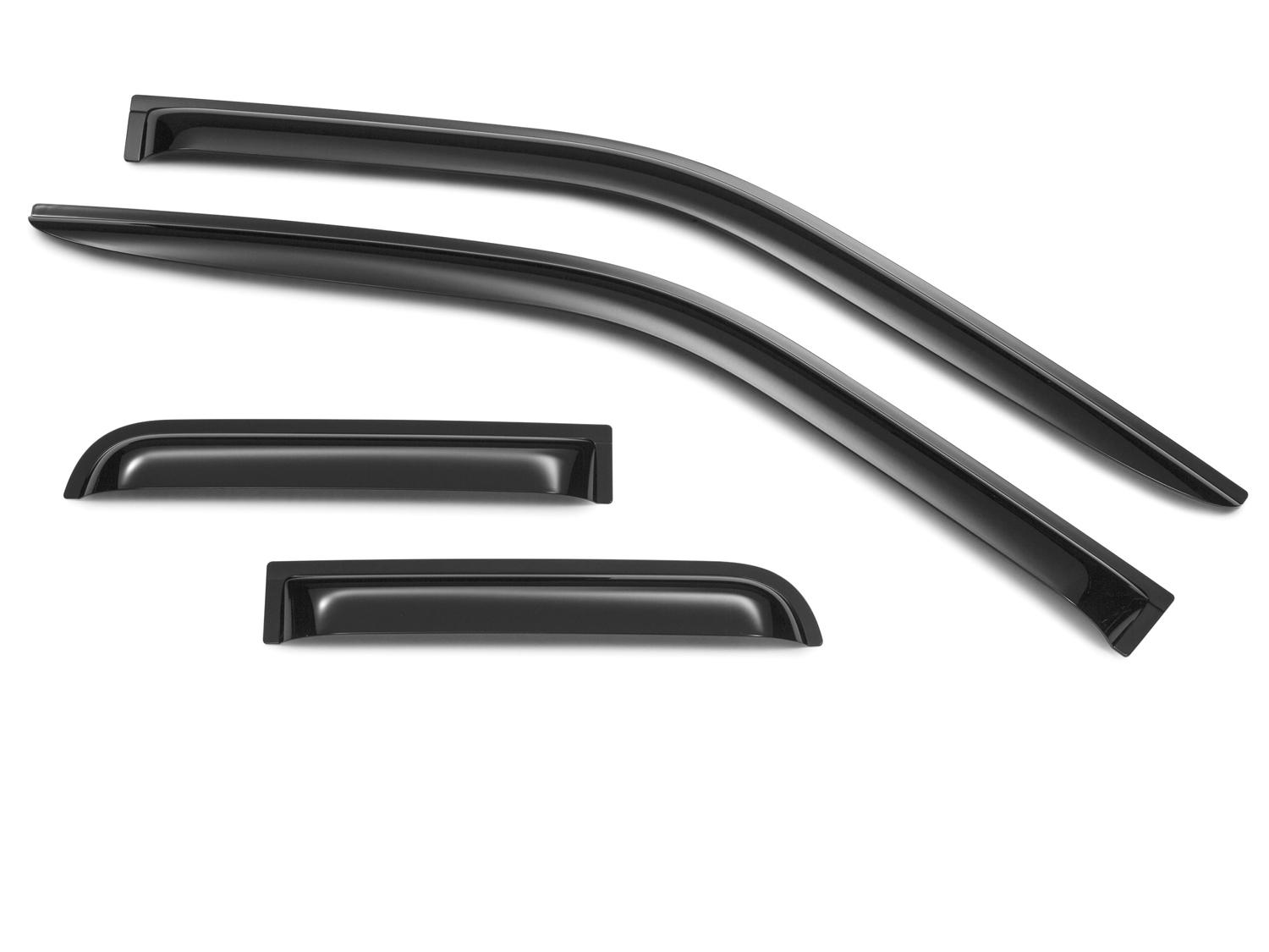 SuperCab Smoke Side Window Air Deflectors