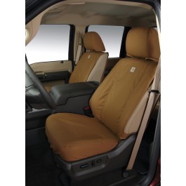 F-150 Crew Cab 2015-2020 Covercraft Rear 60/40 Seat Covers in Carhartt Brown