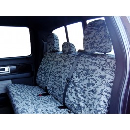Image pour Seat Savers Custom Camouflage Pattern Seat Covers by Covercraft - Rear 60/40, Crew Cab, With Armrest, Winter C à partir de AccessoriesCanada