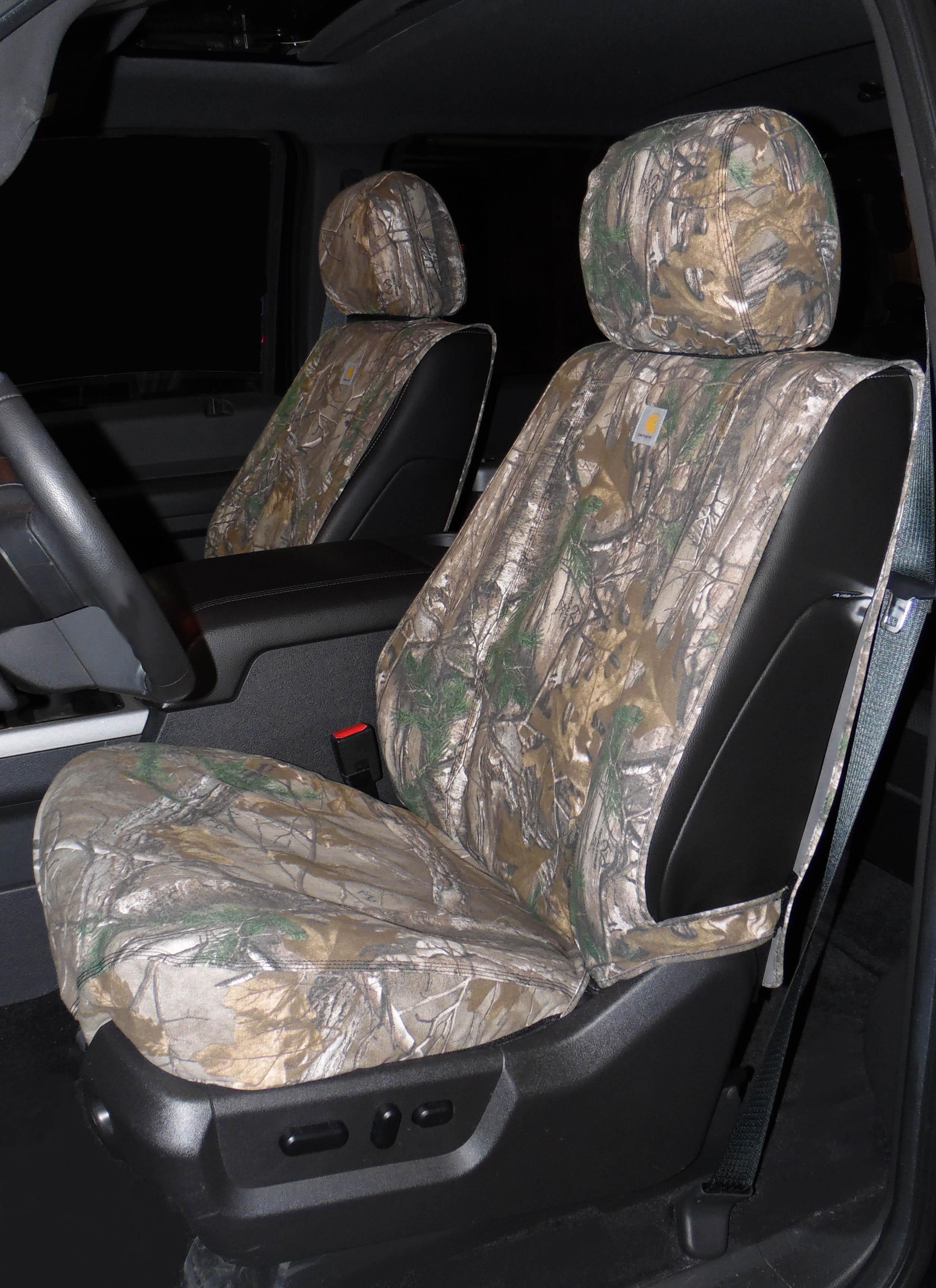 Image pour Garnitures de sièges protectrices Carhartt Realtree Xtra de Covercraft – Fauteuils Capitaine avant, camouflage à partir de AccessoriesCanada
