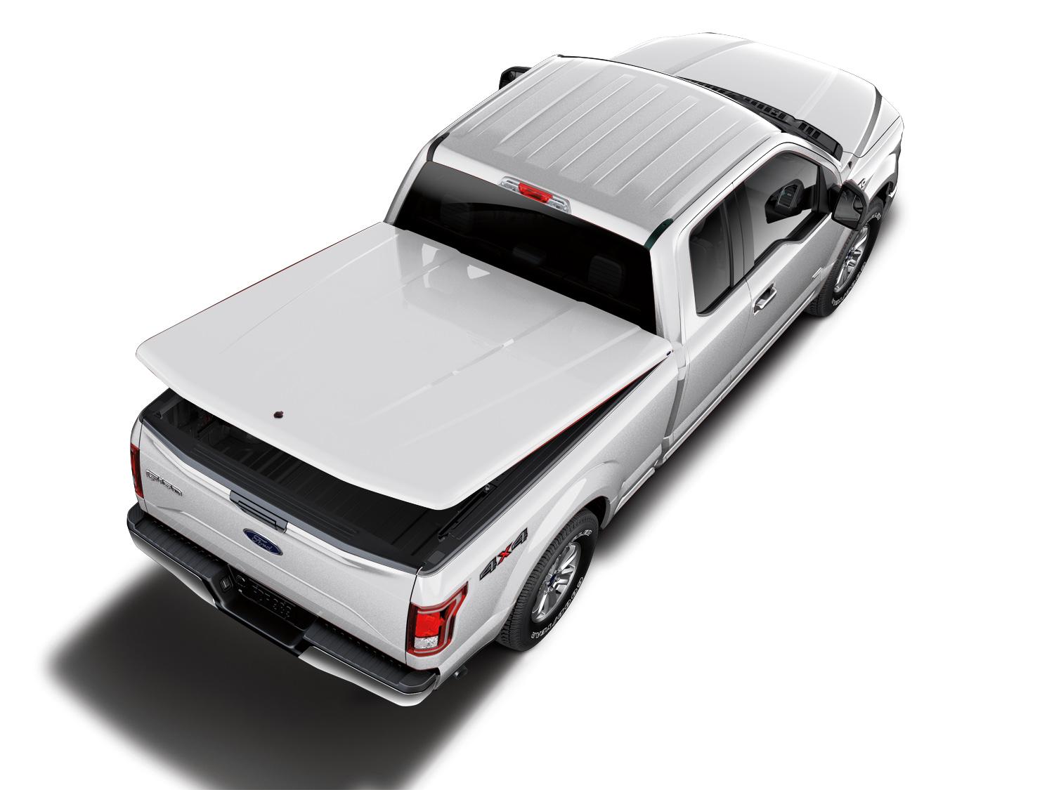 F-150 2020 UnderCover Star White Hard One-Piece Tonneau Cover for 5.5' Bed