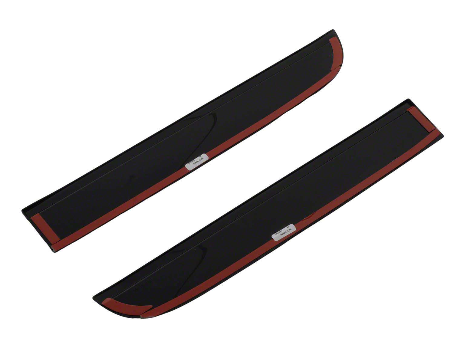 Supercab Low Profile Side Window Deflectors by Lund