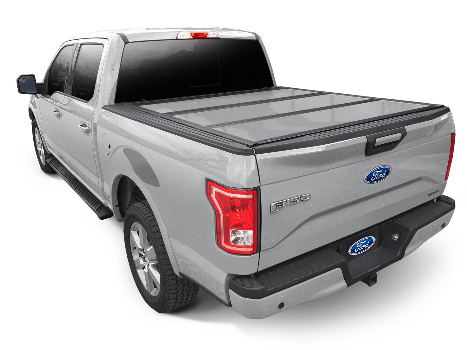 F-150 2015-2020 UnderCover Ingot Silver Metallic Hard Folding Tonneau Cover for 6.5' Bed