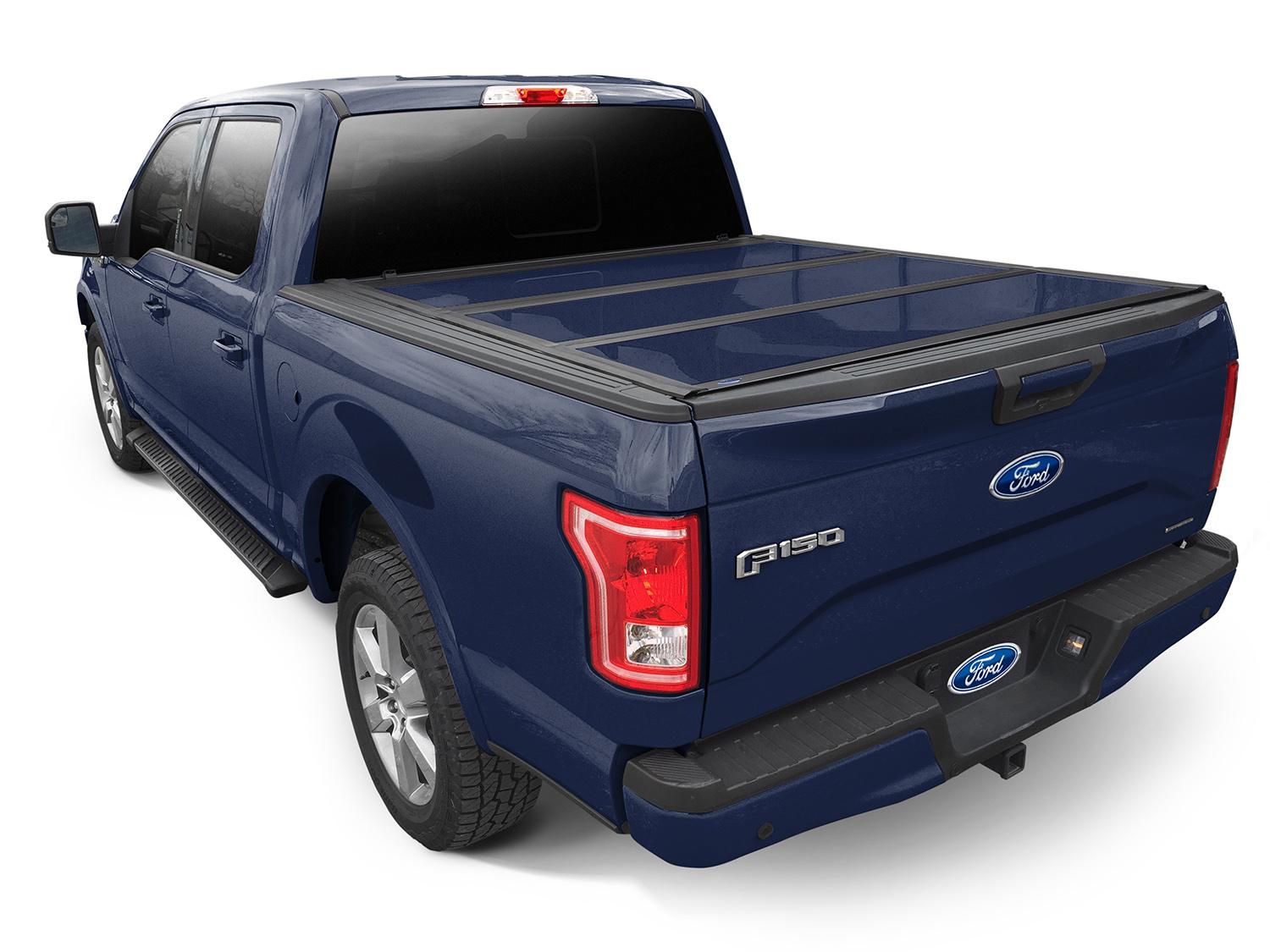 F-150 2015-2020 UnderCover Blue Jeans Metallic Hard Folding Tonneau Cover for 6.5' Bed