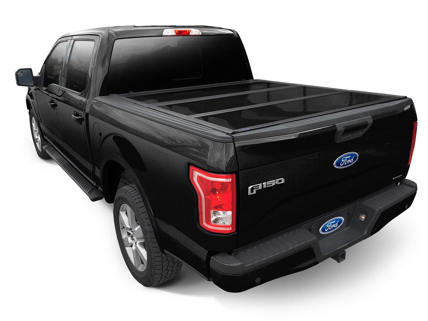 F-150 2019-2020 UnderCover Agate Black Hard Folding Tonneau Cover for 6.5' Bed