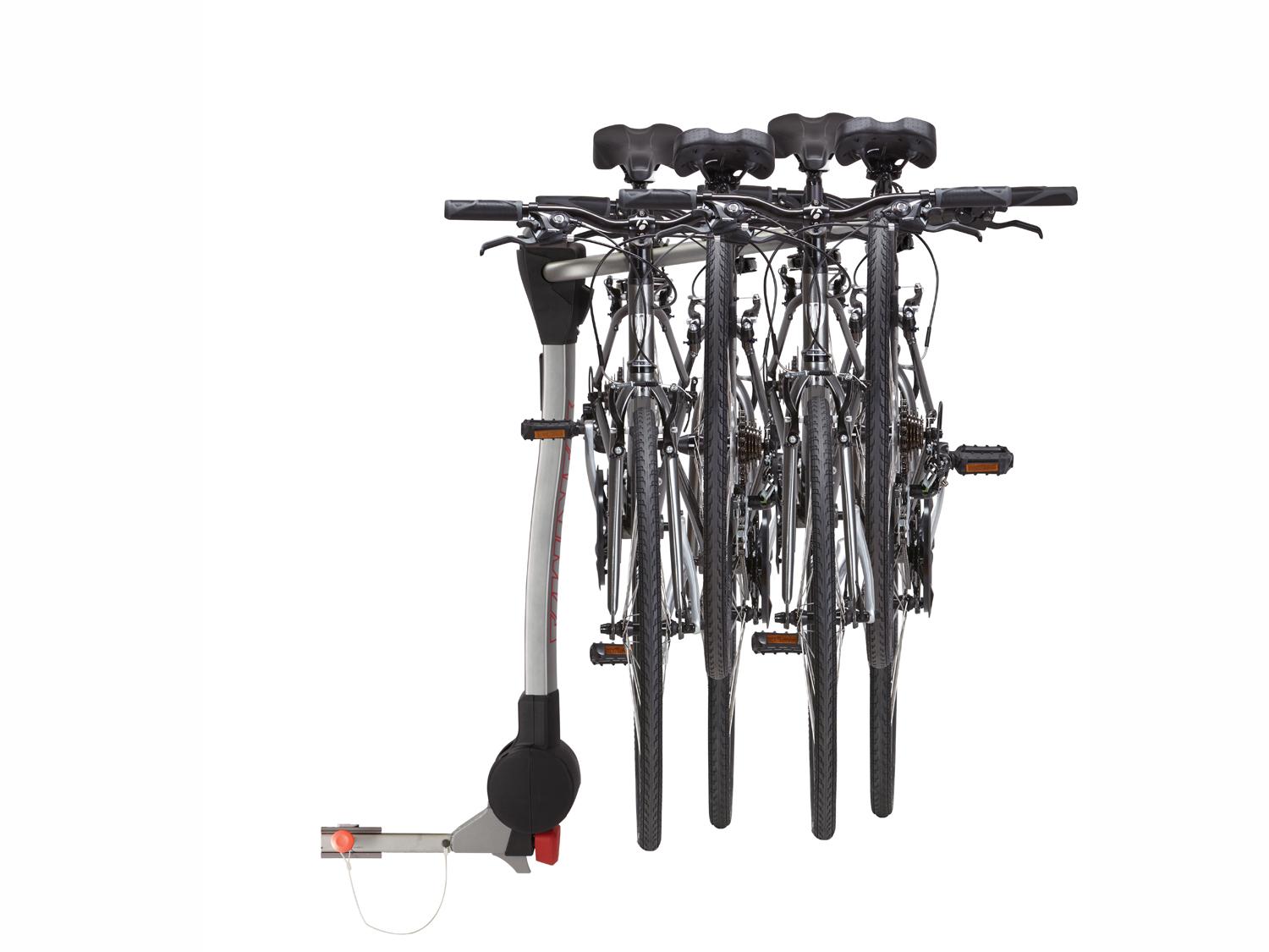 Yakima Hitch Mounted Tilting Bicycle Rack for 4 Bikes