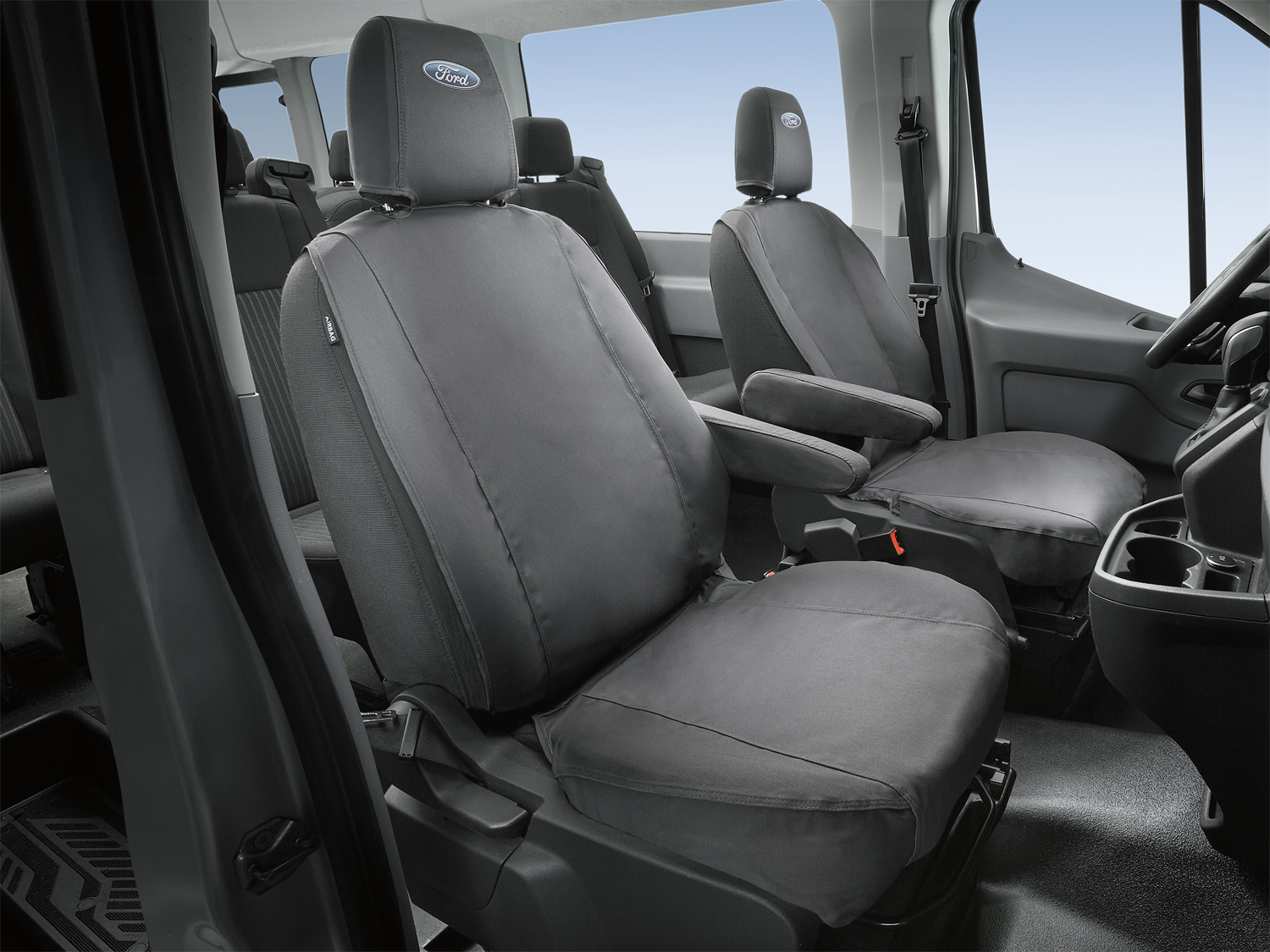 Image for Seat Covers - Protective Seat Covers by Covercraft, Front Row, Captain's Chairs, Gravel from AccessoriesCanada