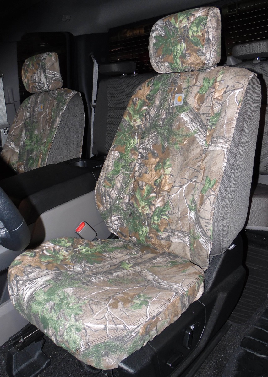 Covercraft RealTree Rear Seat Covers 60/40 in Green Camo