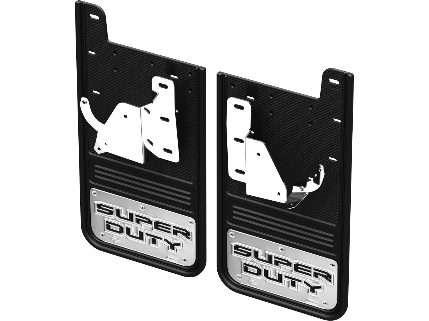 Image for Splash Guards - Gatorback by Truck Hardware, Rear Pair, Super Duty Stainless from AccessoriesCanada
