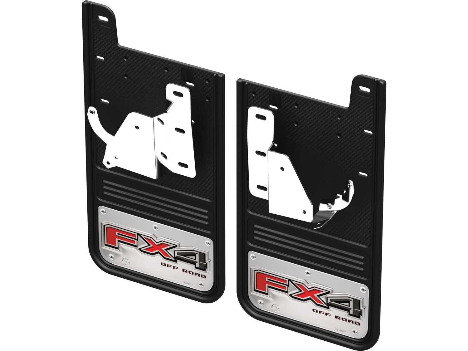 Image for Splash Guards - Gatorback by Truck Hardware, Rear Pair, FX4 Stainless from AccessoriesCanada