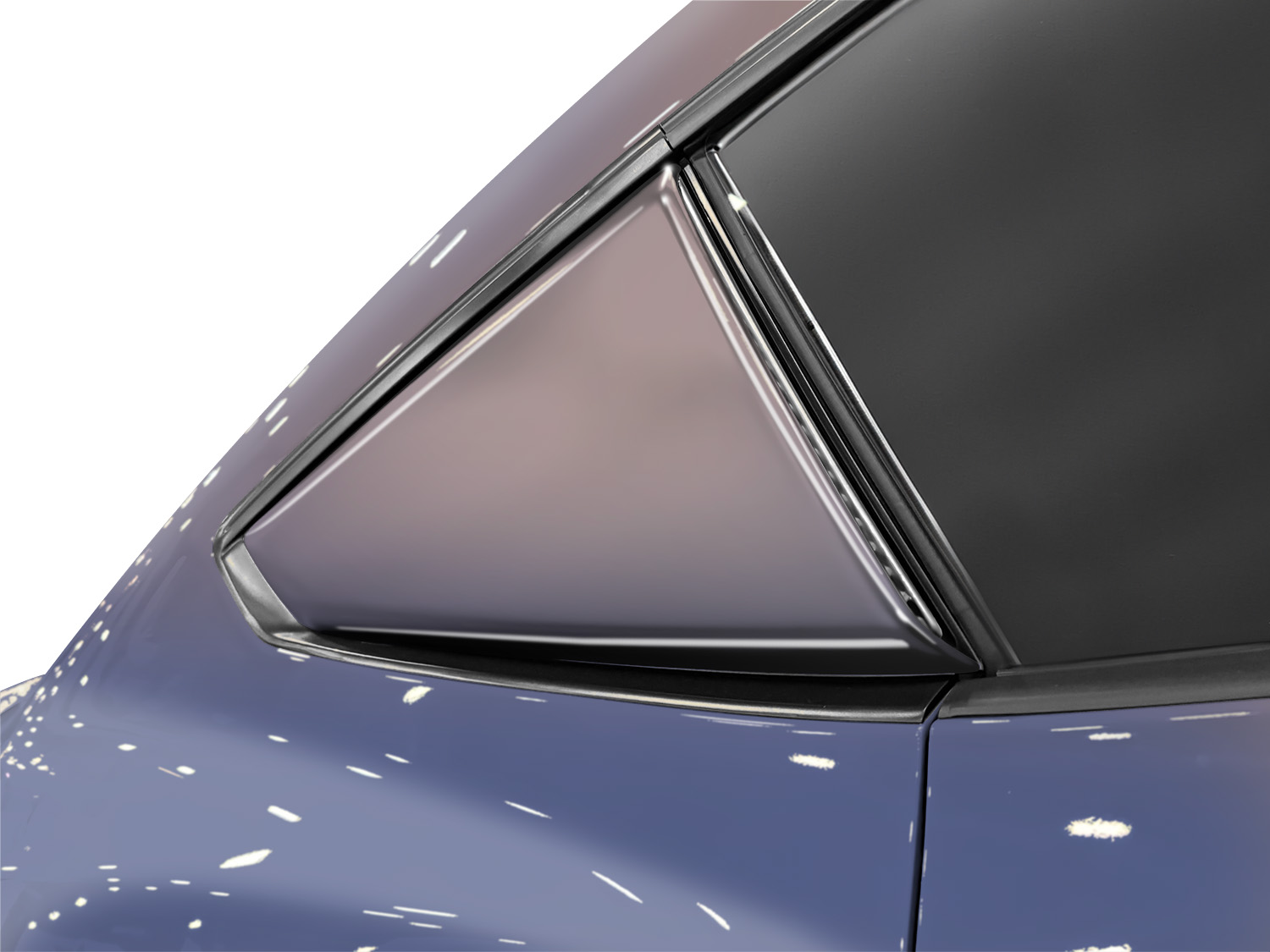 Image pour Louvers, Quarter Window by Air Design®, Ember Blue, Not for Use with Convertible Models à partir de AccessoriesCanada