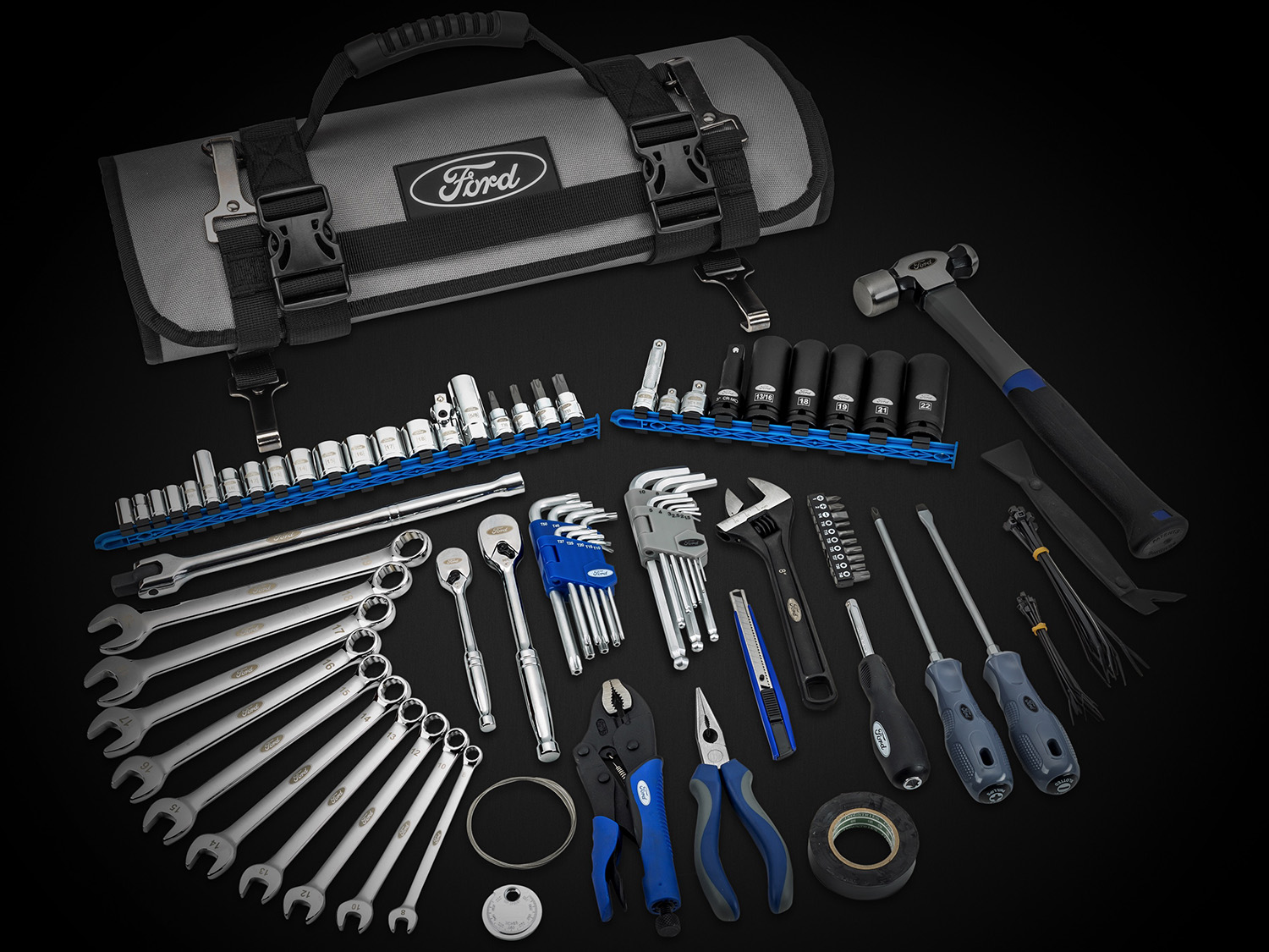 Image for Ford Trucks Roll-Up Tool Kit from AccessoriesCanada